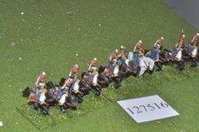 25mm napoleonic / british - hussars 10 figs - (127516)