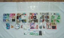 Assorted Lot of Beads / Mixed Lot of Jewelry and Craft Making Supplies Near 4lb
