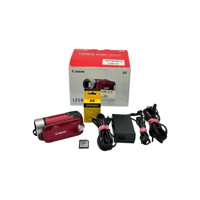 Canon Legria FS306 Camcorder Rot Sehr gut OVP FS-306 - Bild 1 von 4