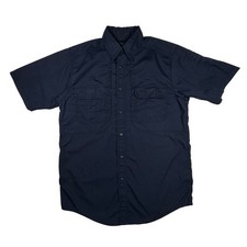 5.11 Tactical Series Mens Small Black Ripstop Short Sleeve Vented Utility Shirt