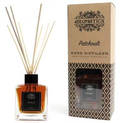 200ml Patchouli ätherisches Öl Schilf Diffusor anregend, romantisch beruhigend