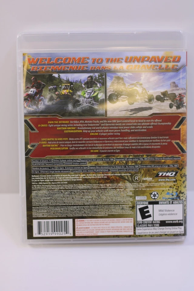 MX vs. ATV Untamed (Sony PlayStation 3, 2007) PS3 CIB - Image 2 of 4