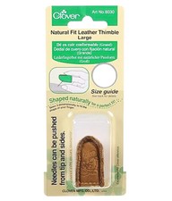 Clover - Natural Fit Leather Thimble - Large