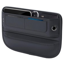 Universal Fit Premium Leather Car Seat Gap Filler Organizer, Center Console O...