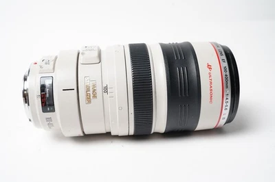 Canon EF 100-400mm f/4.5-5.6L IS USM Full Frame Autofocus Telephoto Lens + Caps - Image 1 of 4