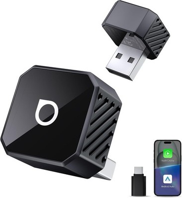 Ottocast Mini Pot 2026 Neue Version Wireless CarPlay & Android Auto Adapter 2 Zoll