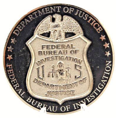 FBI JTTF Joint Terrorism Task Force Richmond Law Enforcement Challenge Coin