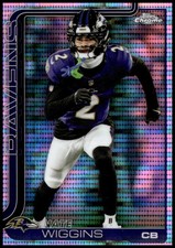 2025 Topps Chrome Nate Wiggins #28 Pulsar