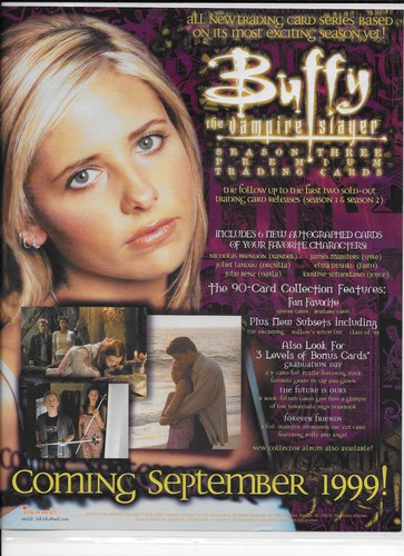 Buffy the Vampire Slayer Season 3 Master Set with Card Album Inkworks 1999 - Picture 10 of 24