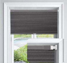 F LazBlinds Cordless Cellular Shades, No Tools No Drill Blackout, 23" W x 64" H