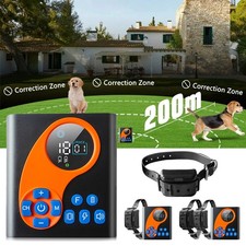 Wireless Dog Fence System Indoor  Outdoor Electric Dog Shock Collar for 1-3 Dog