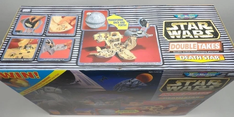 STAR WARS Micro Máquinas DOBLE TOMA Estrella de la Muerte TAT OOI NE Juego Nuevo en Caja Sellado Foto 3 de 4