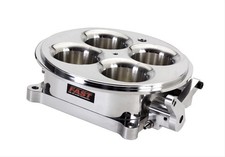 Fast Throttle Body Aluminum Polished 4-barrel Square Bore 1375 Cfm Each 307603p Fast Throttle Body Aluminum Polished 4-barrel Square Bore 1375 Cfm Each 307603p