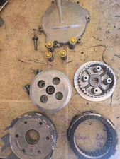 2004 KAWASAKI KX100 KX85 OEM COMPLETE CLUTCH W PLATES BASKET PRESSURE PLATE HUB