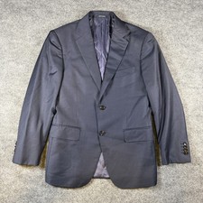 SuitSupply Napoli Navy Blue Wool Super 110s Surgeon Cuffs Blazer Jacket Mens 36S