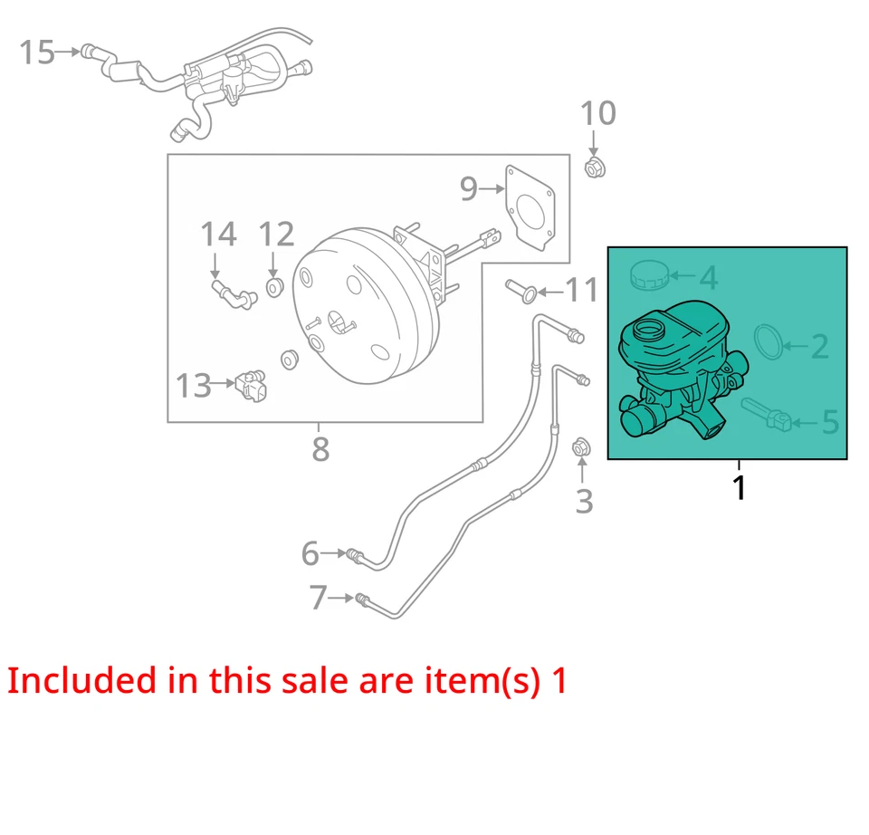 Brake Master Cylinder 2015 F150 Sku#4276752 - Image 3 of 4