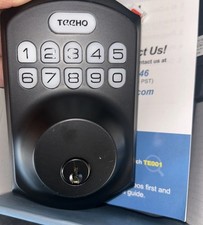 TEEHO TE001 Keyless Entry Door Lock with Keypad - Smart Deadbolt Lock for Front