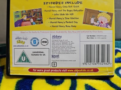 Horrid Henry Gets Rich Quick & 5 Other Adventures Vol 4 (2008) DVD - Picture 10 of 10