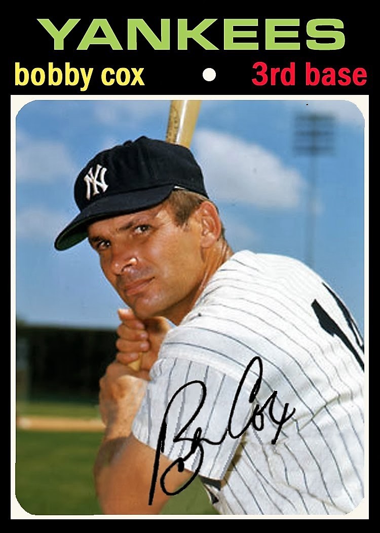 BOBBY COX 71## BUY 5 GET 1 FREE ## or 30% OFF 12 OR MORE