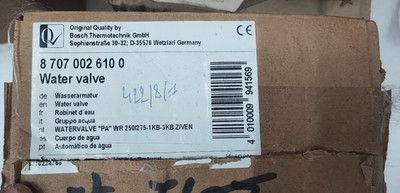 Bosch Wasserventilbaugruppe Bosch Thermotechnik | Modell 87070026100