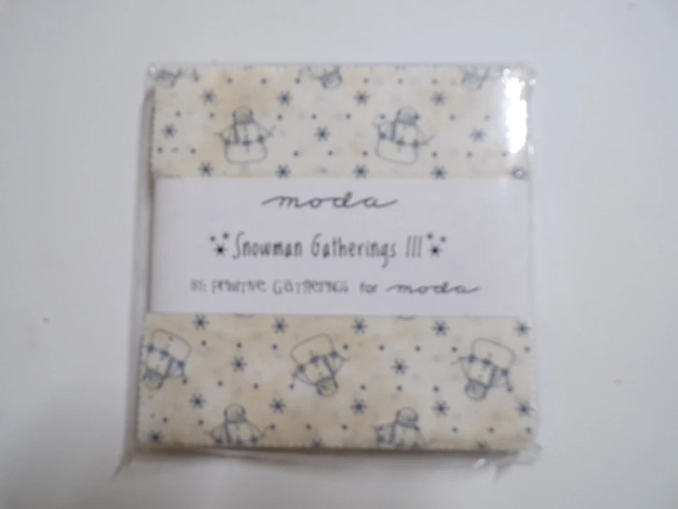 Moda Primitive Gatherings Snowman Gatherings III 42 Piece 5" Charm Pack