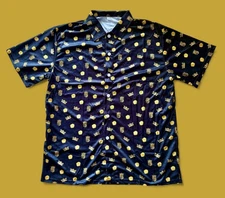 NOLA Gold Rugby New Orleans Festival Shirt MLR Size X Large XL Button Up Saints