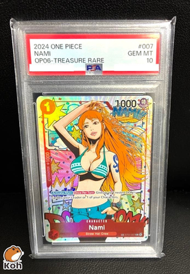 PSA 10 Nami ST01-007 TR Wings Of The Captain Treasure English One