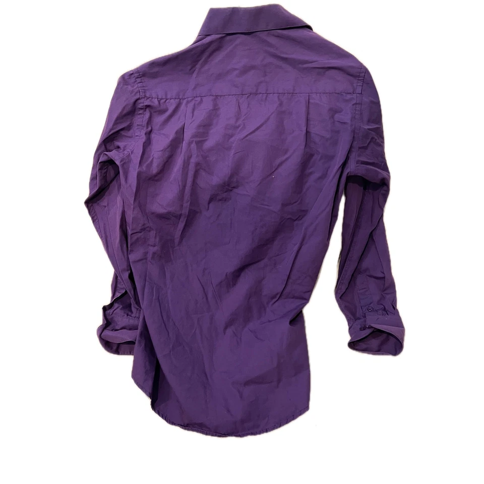 Milani Purple Long Sleeve Dress Shirt 15 32x33 - Image 2 of 4