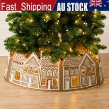 Gingerbread House Christmas Tree Collar LED Christmas Tree Collar Tree Skirt AU