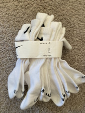 NIKE Young Athletest Crew 6 Pair Socks Kids 10C-3Y/5-7 Sock size 