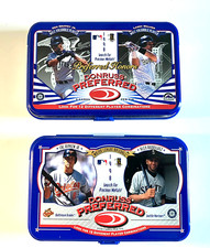 Lot of 2 1998 Donruss Preferred Doubles Tins (open) baseball  also 2 open packs