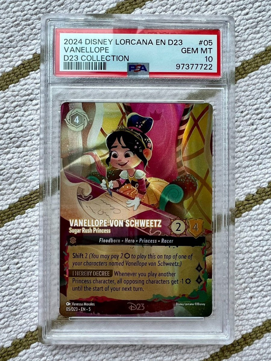 PSA 10 D23 Disney Lorcana Exclusive Expo Collectors Box Full Set