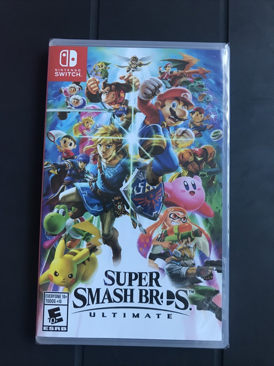 Super Mario Bros Super Smash Bros Ultimate Used Buy Super Smash