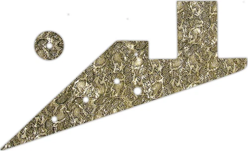 WD Custom Pickguard For Gibson 1958-1959 And 1962-1963 Flying V Korina #31 Sn...