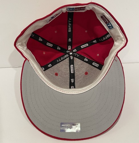 Vintage PHILADELPHIA PHILLIES NEW ERA 59/50 AUTHENTIC HAT NEW OldStock FIT 7-3/4 - Picture 5 of 7