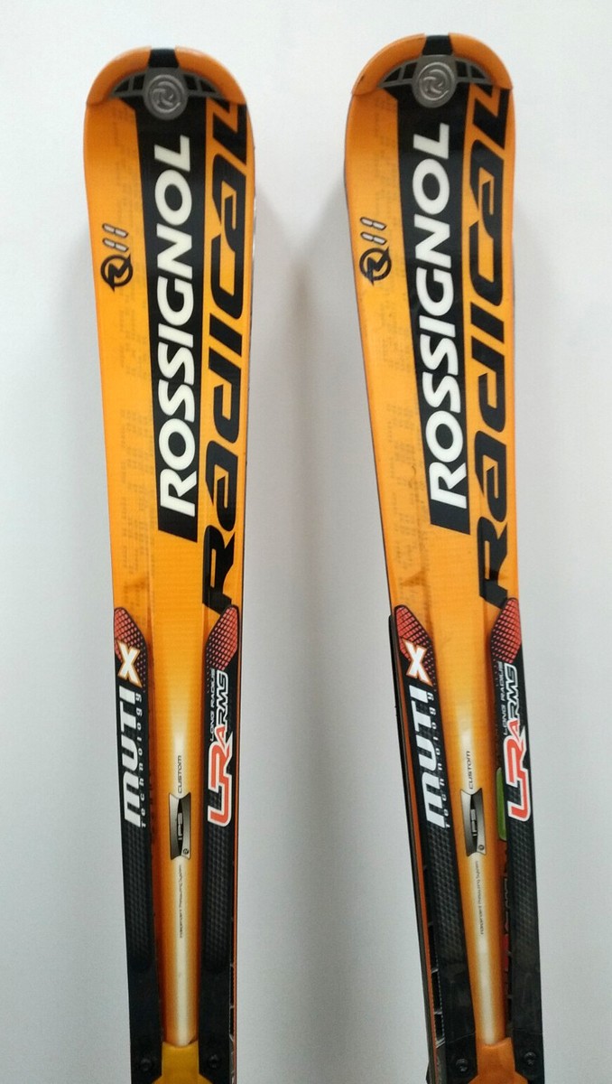 Sci arancione nero ROSSIGNOL RADICAL MUTIX con attacco AXIAL 140 e 