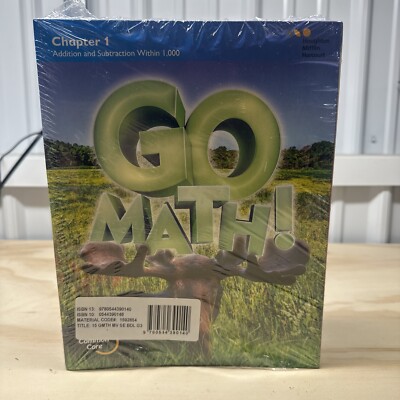 HMH Go Math ! Grade 3 Student Edition Set Chapters 1-12 Common Core