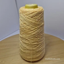 Unbranded machine knitting yarn - butter yellow - acrylic 243 grams (C194)
