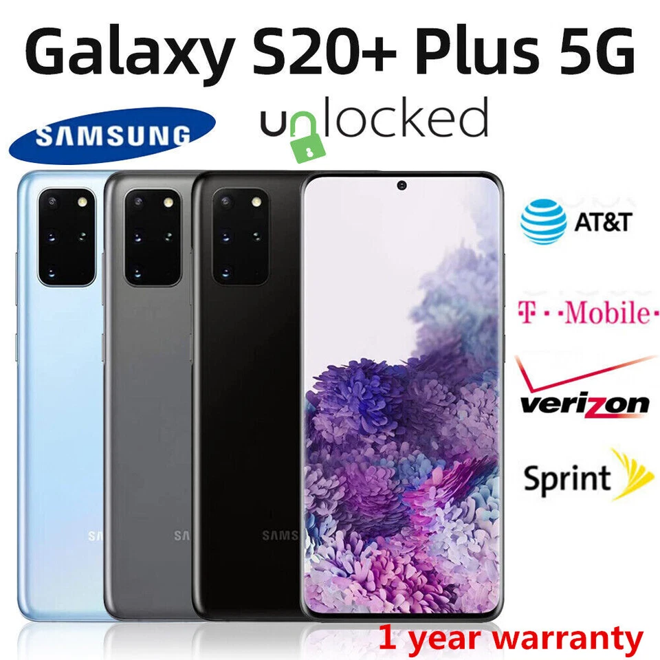 Samsung Galaxy S20+ Plus G986U 128GB 5G Unlocked Global Smartphone New Sealed - Image 3 of 4