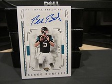 National Treasures Parallel Autograph Jaguars Blake Bortles  11/25 2016