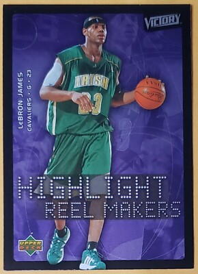   2003-04 Upper Deck Victory LeBron James Rookie Highlight Reel Makers Lakers