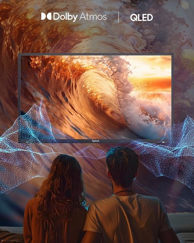 43" QLED Outdoor TV SYLVOX SMART Google TV Waterproof 1000nits For Partial Sun - Picture 4 of 21