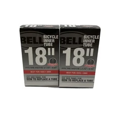 Bell Bicycle Inner Tube 18" x 1.75" -2.25" Standard Valve Lot Of 2 NEW
