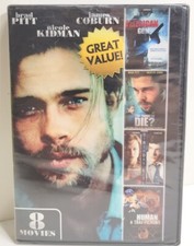 8 Movie Action Pack, Vol. 2 DVD 2012, 2-Disc Set Brad Pitt, James Coburn