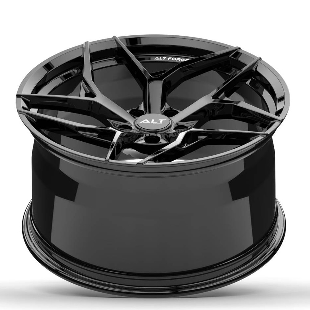 20" 21" ALT12 Forged Gloss Black wheels for Lamborghini Huracan Concave