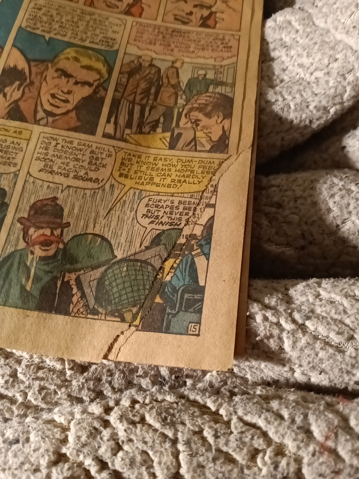 MARVEL COMICS SGT FURY AND HIS HOWLING COMMANDOS 7 JACK KIRBY STAN LEE ...