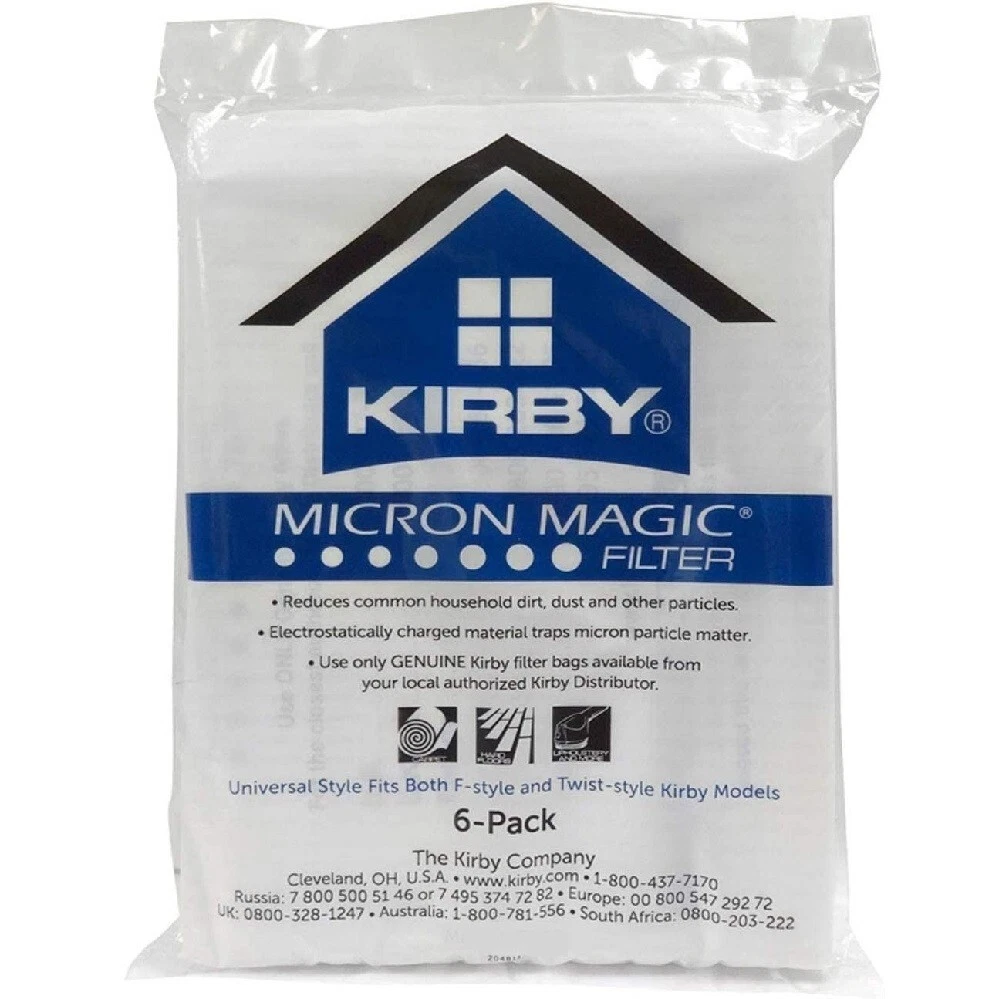 10 Sacchetti Carta Per Aspirapolvere Kirby Sentria Twist, Ultimate, Avalir, G-Series (204808/204811)