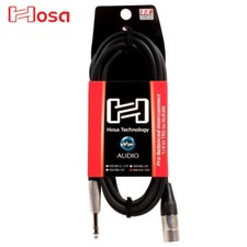 Hosa HSX-010 Pro Balanced Interconnect 1/4" TRS to XLR3M Male 10FT Cable