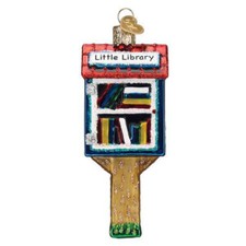 Old World Christmas - Little Library Ornament - 36294