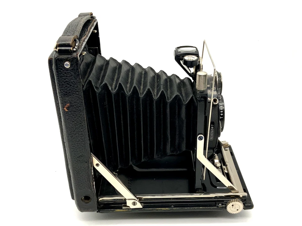 KW Patent Étui Plattenkamera Avec Carl Zeiss Tessar 1:4.5 f=12cm Compur 0 - Photo 4/4